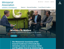 Tablet Screenshot of ministerialassociation.org